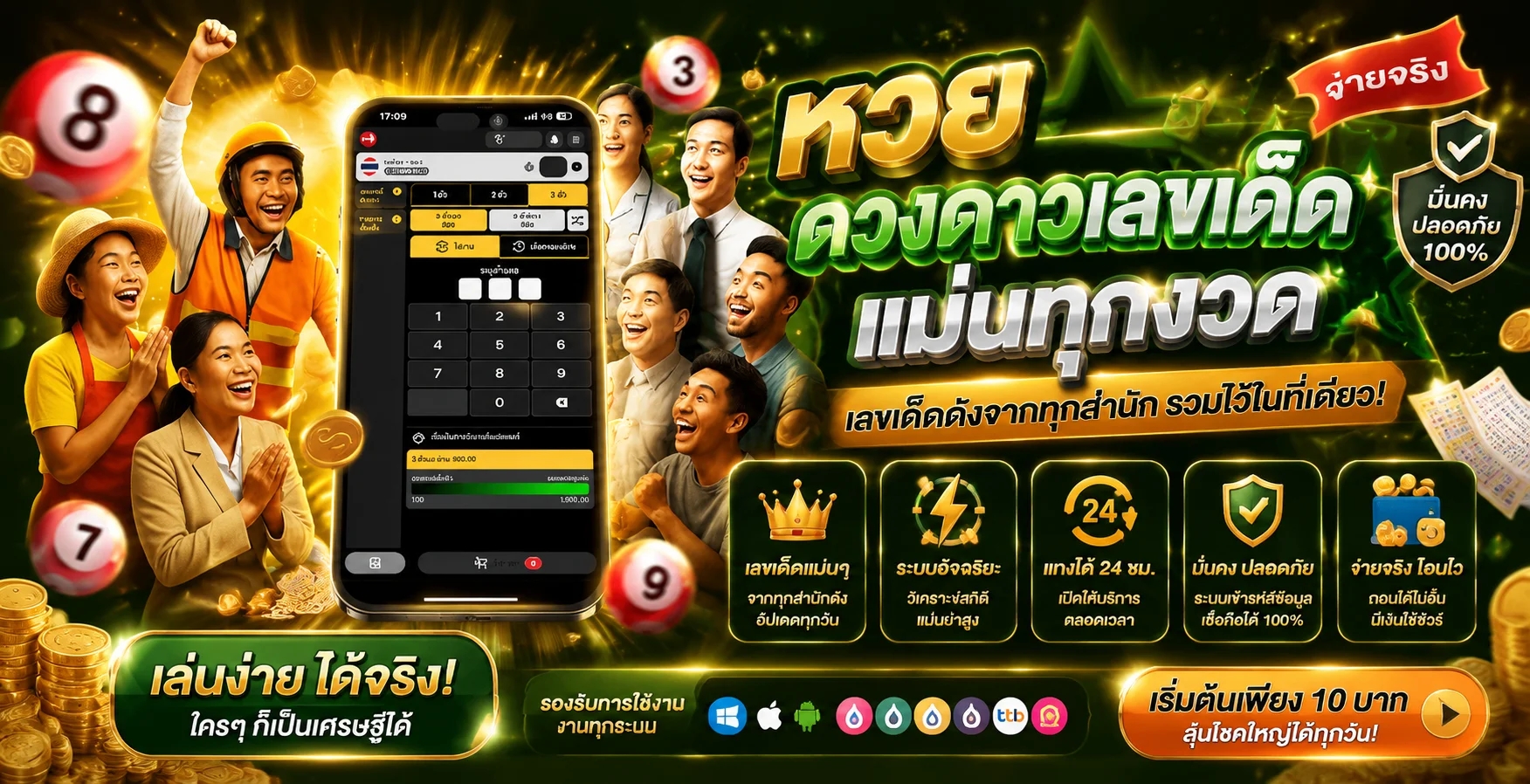 แทงหวยออนไลน์ MEGAWIN911 หวยไทย ลาว ฮานอย ยี่กี